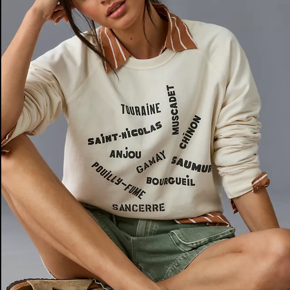 Clare V. Loire Valley Wines Sweatshirt
